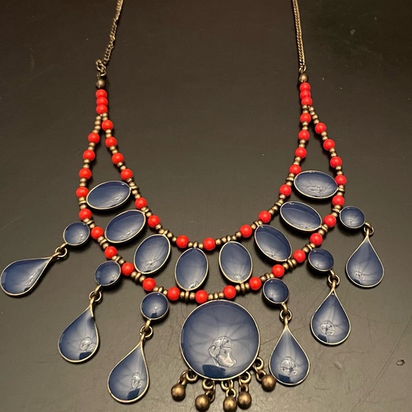 Beaded Statement Necklace - Picture 3 of 3